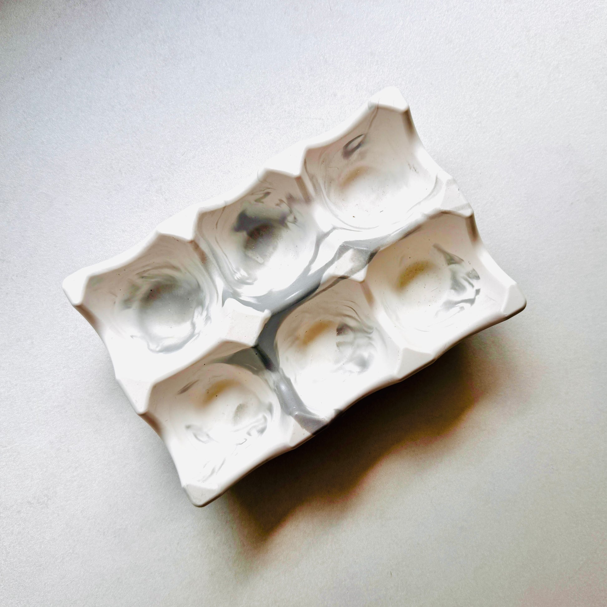 Egg Tray - Grey Marble