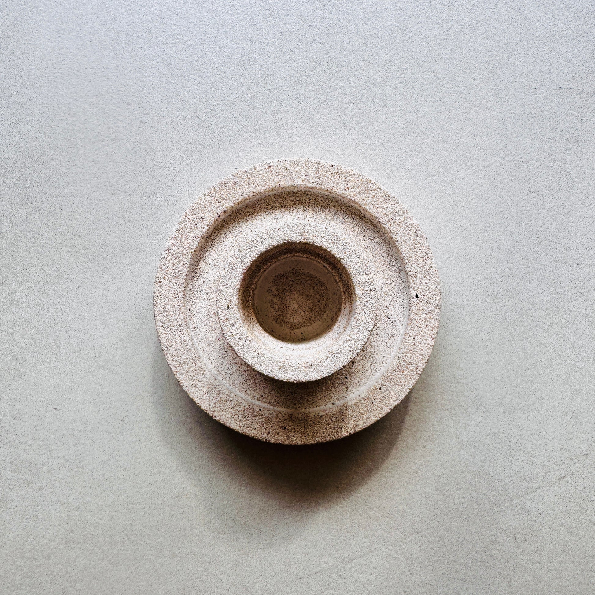 Candle Holder - Natural Stone