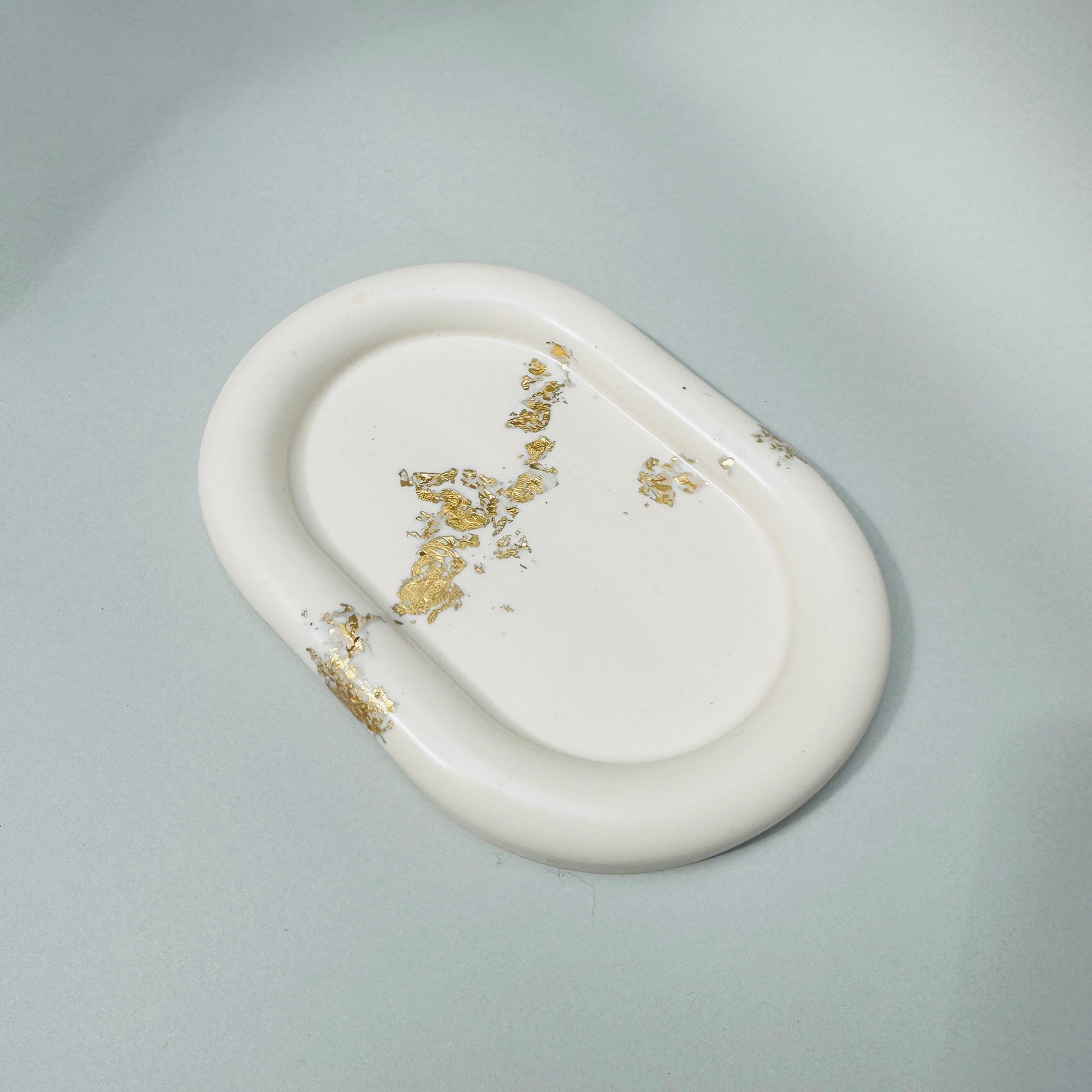 Gold-Leaf Added Halo Trinket Tray