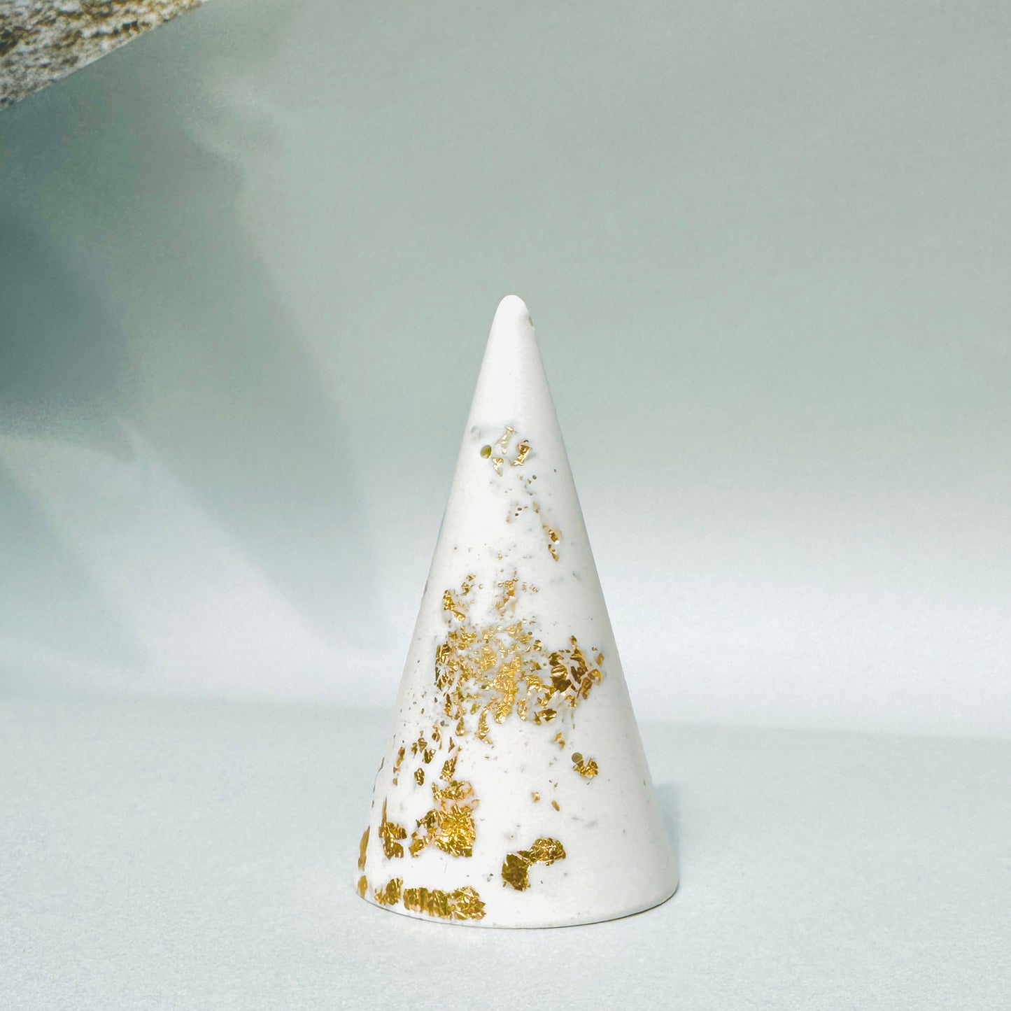 Gold Leaf Added Ring Cone