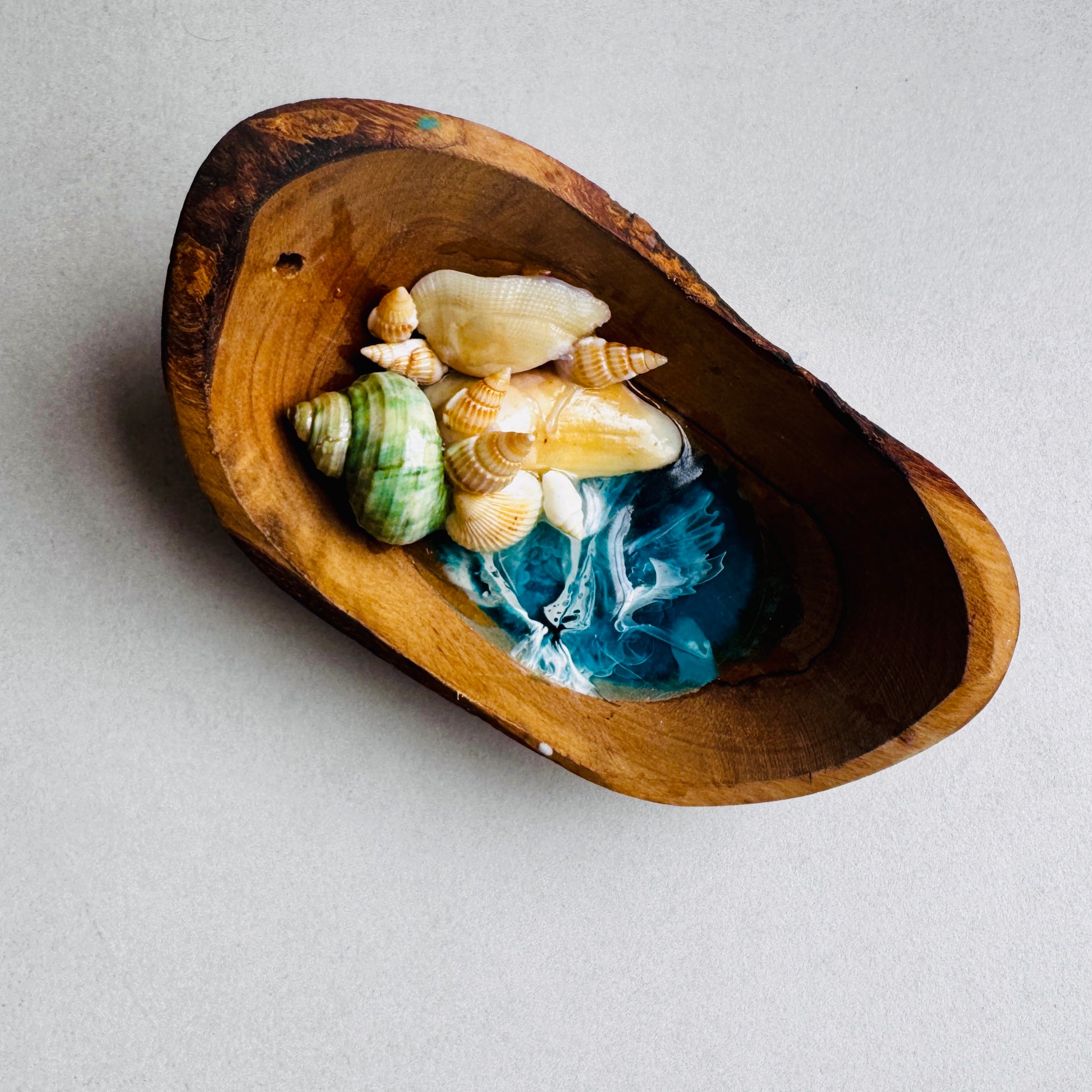 Coastal Keepsake Resin Bowl