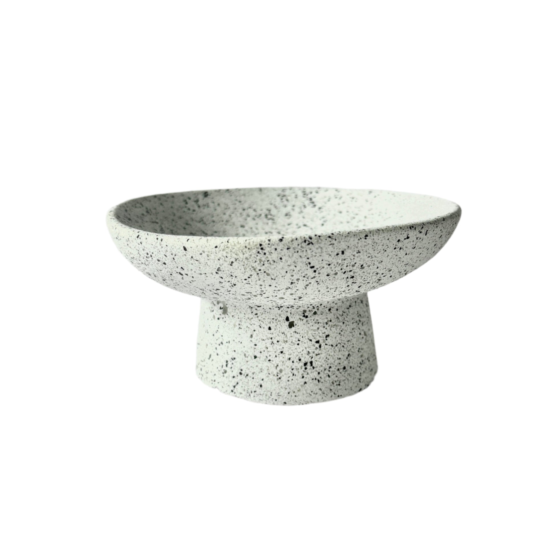 Pedestal Stone Decorative Bowl