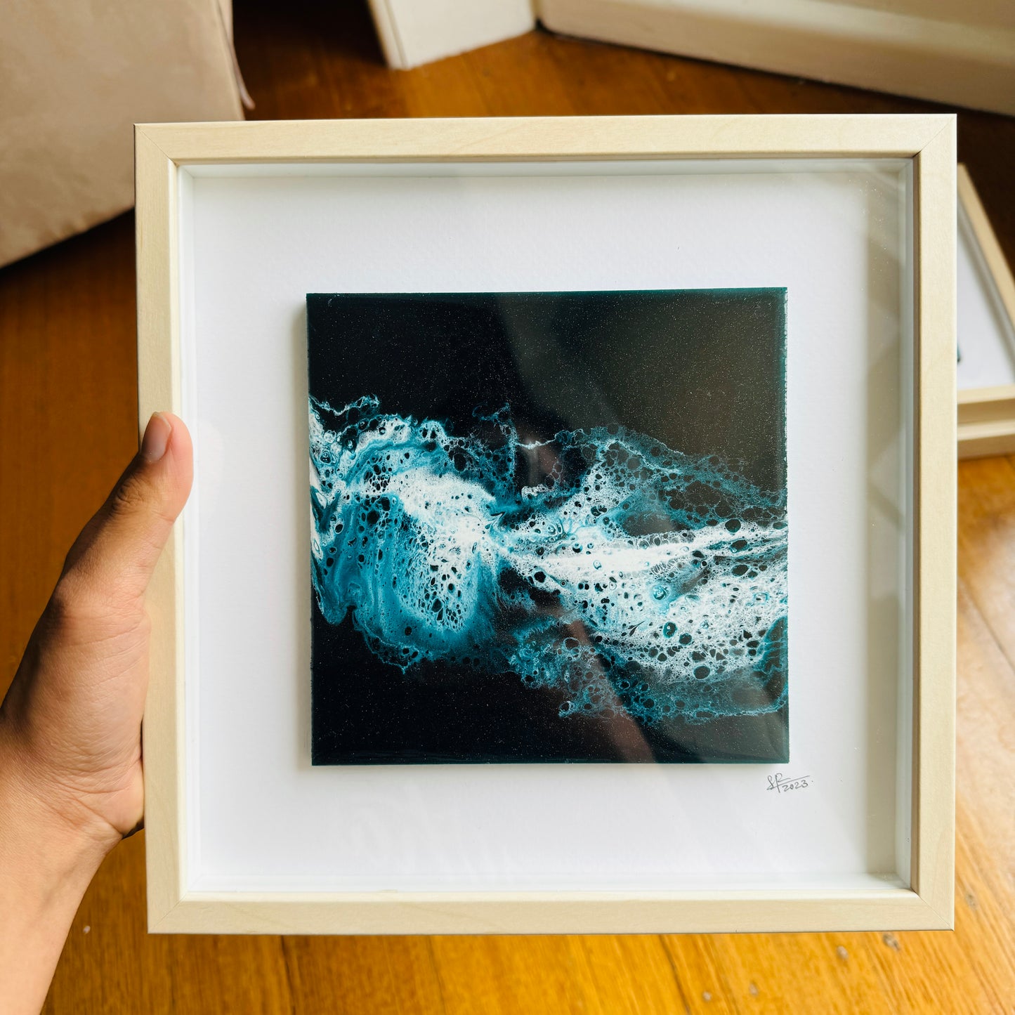 Framed Ocean Art Work | Framed