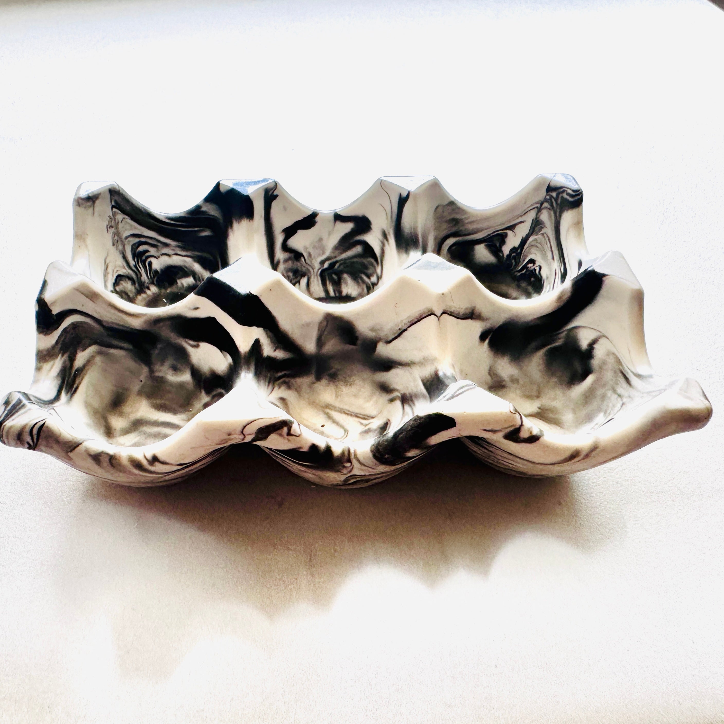 Egg Tray - Back Marble