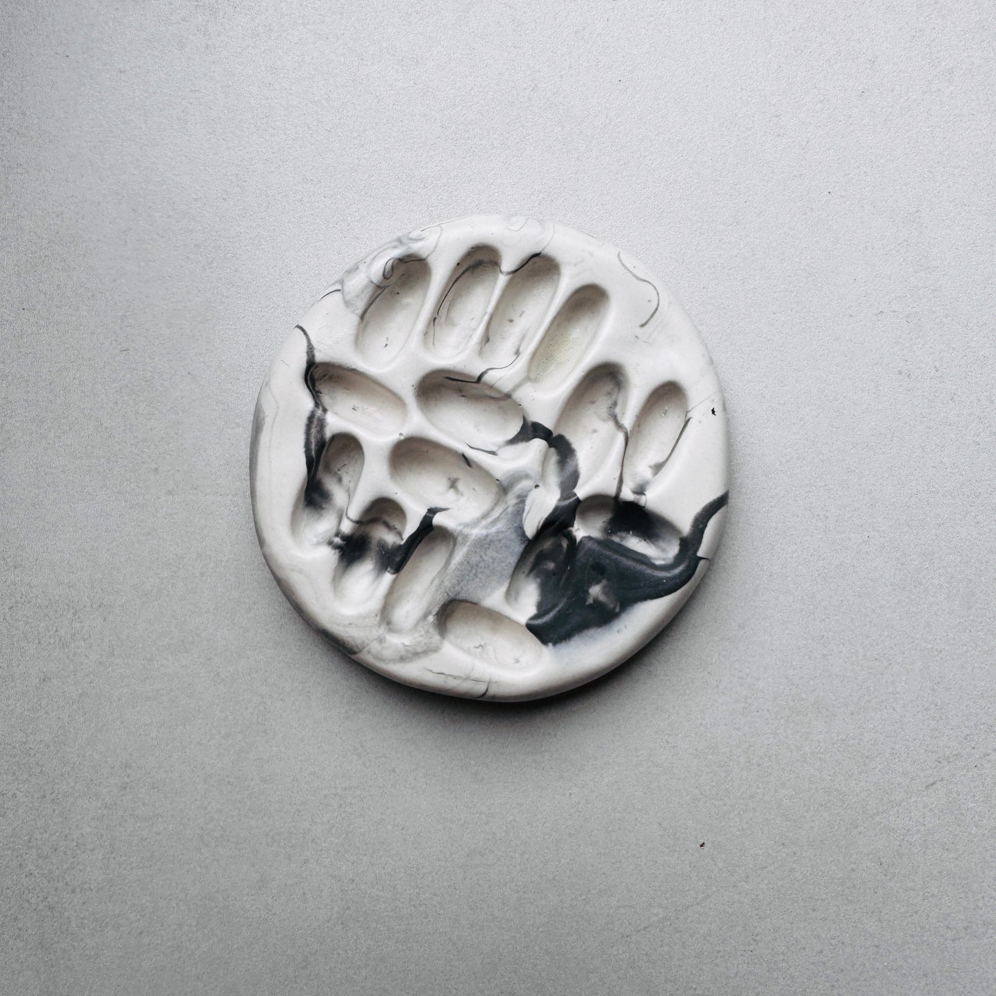 Grey Marble Ring Organiser Tray