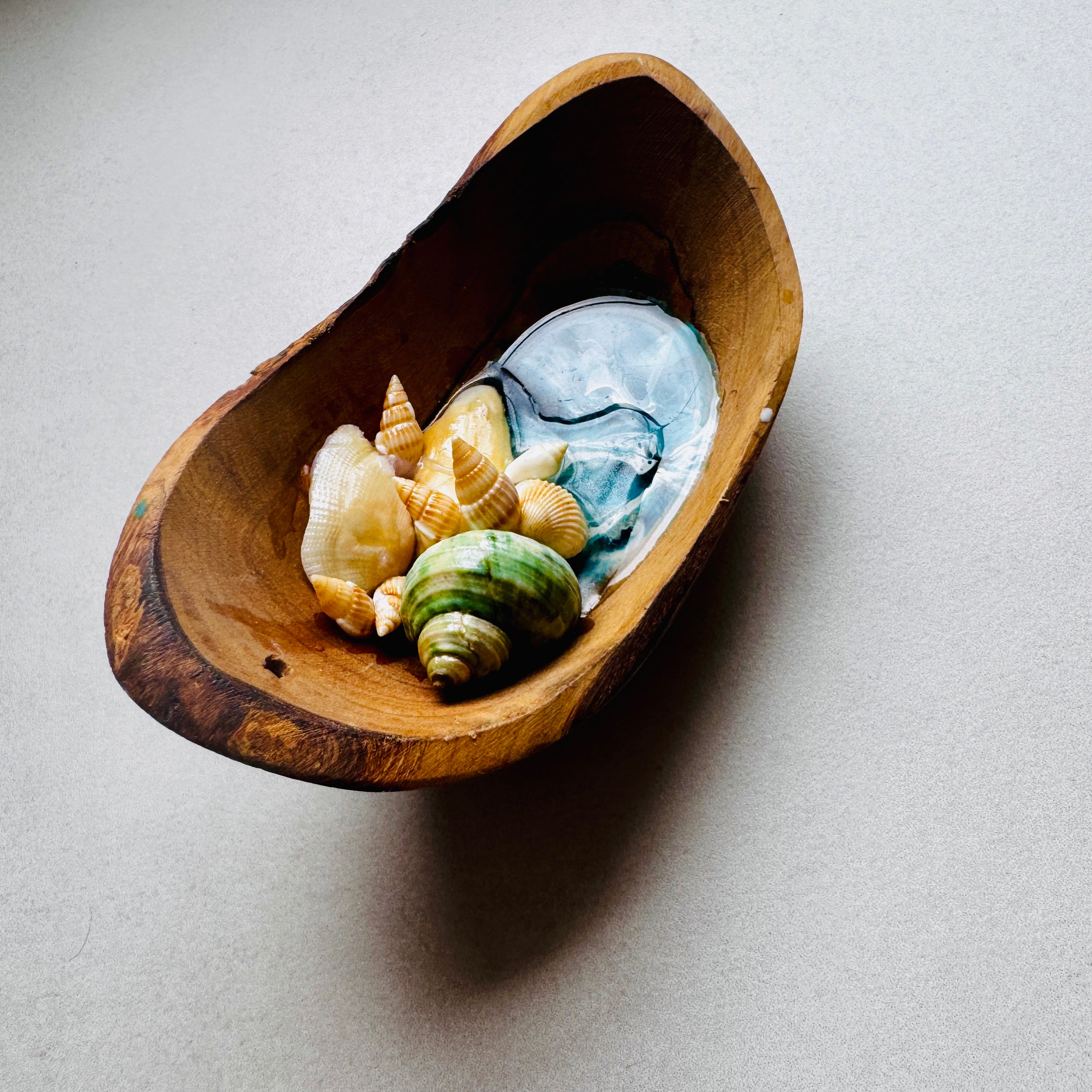 Coastal Keepsake Resin Bowl