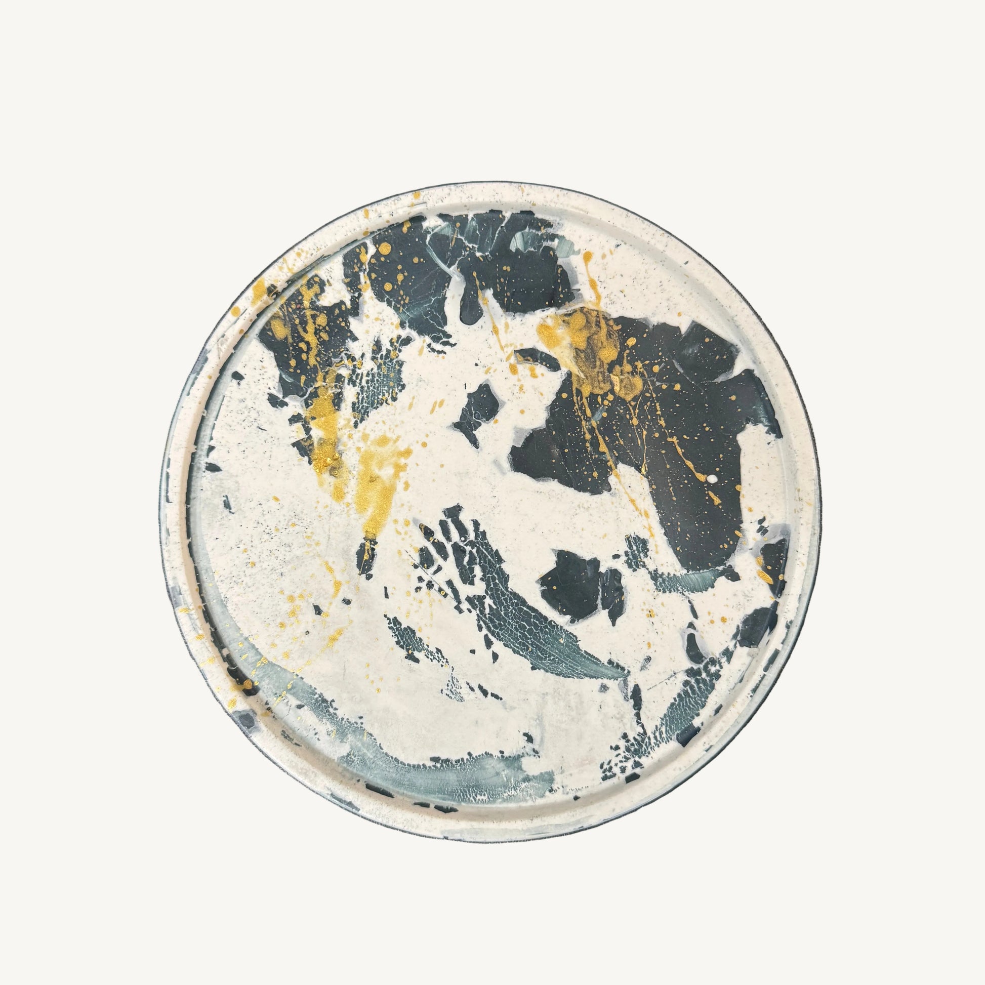 Abstract Design Round Tray