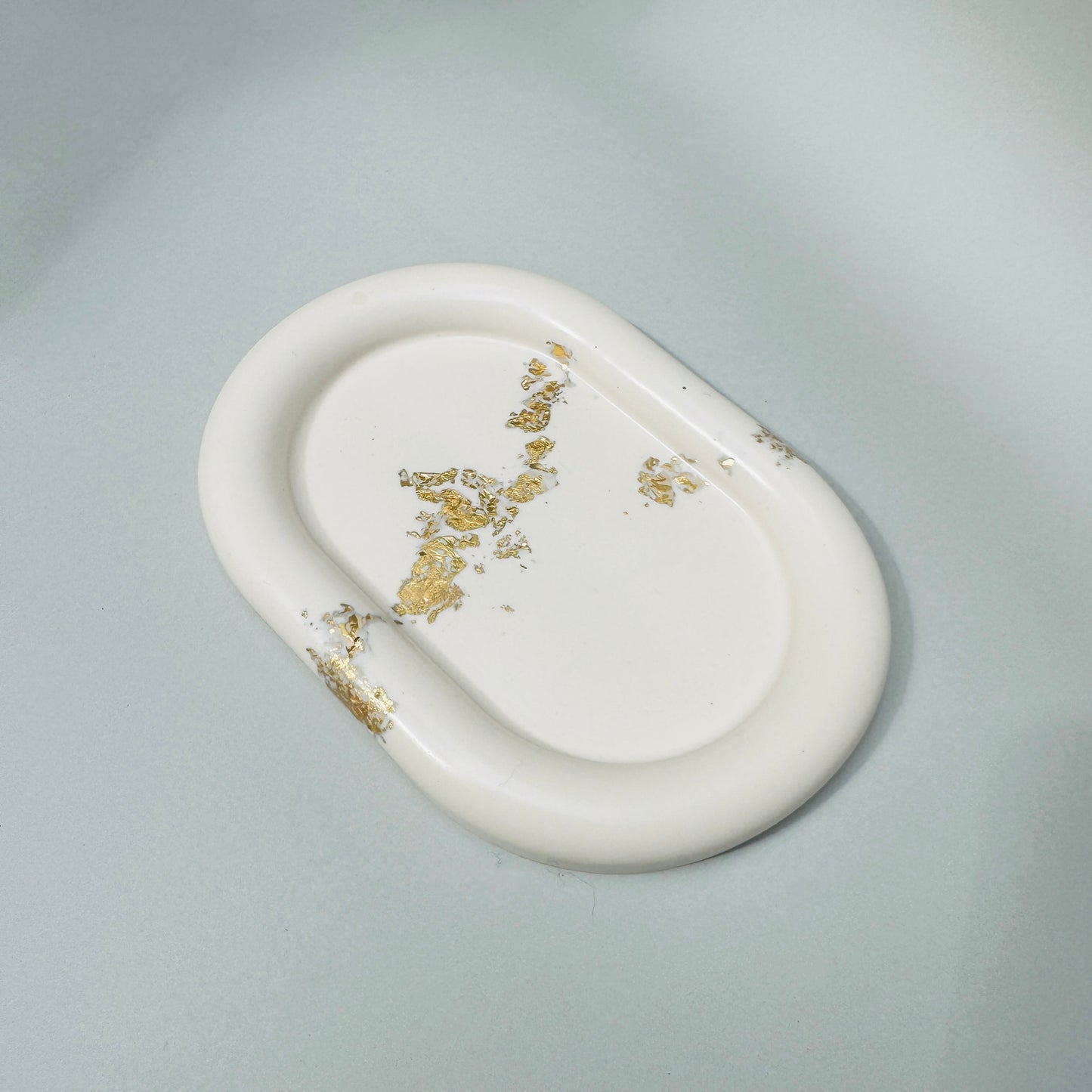 Gold-Leaf Added Halo Trinket Tray