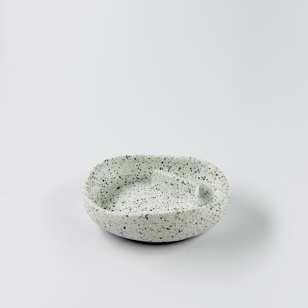 Palo Santo Holder - Silver Grey Granite