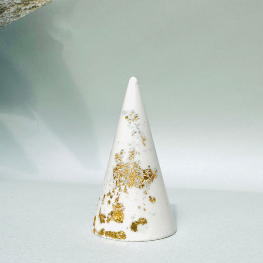 Gold Leaf Added Ring Cone
