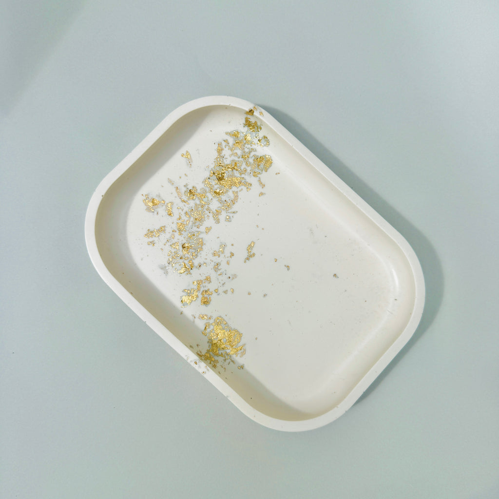 Gold-Leaf Added Jewellery Tray