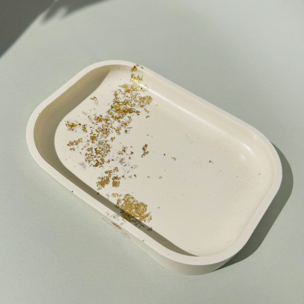 Gold-Leaf Added Jewellery Tray