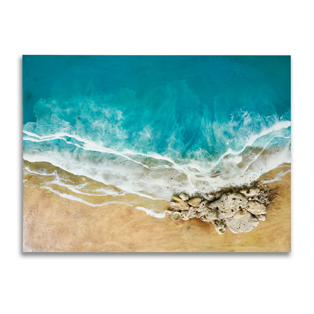 Hikkaduwa Beach - Resin Ocean Art Work #1