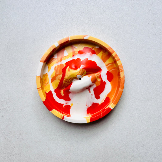 “Lips on Fire” Jesmonite Incense Holder