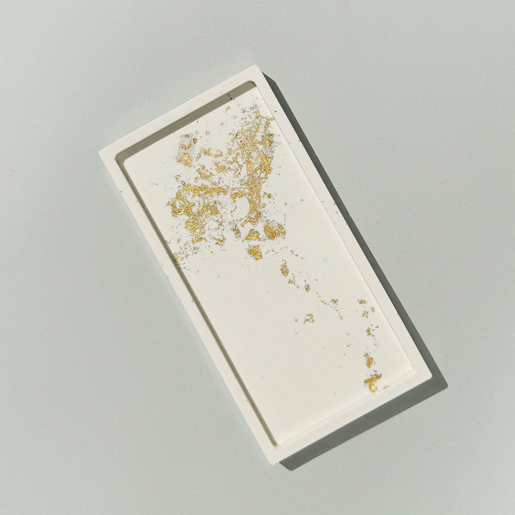 Gold-Leaf Added Long Trinket Tray