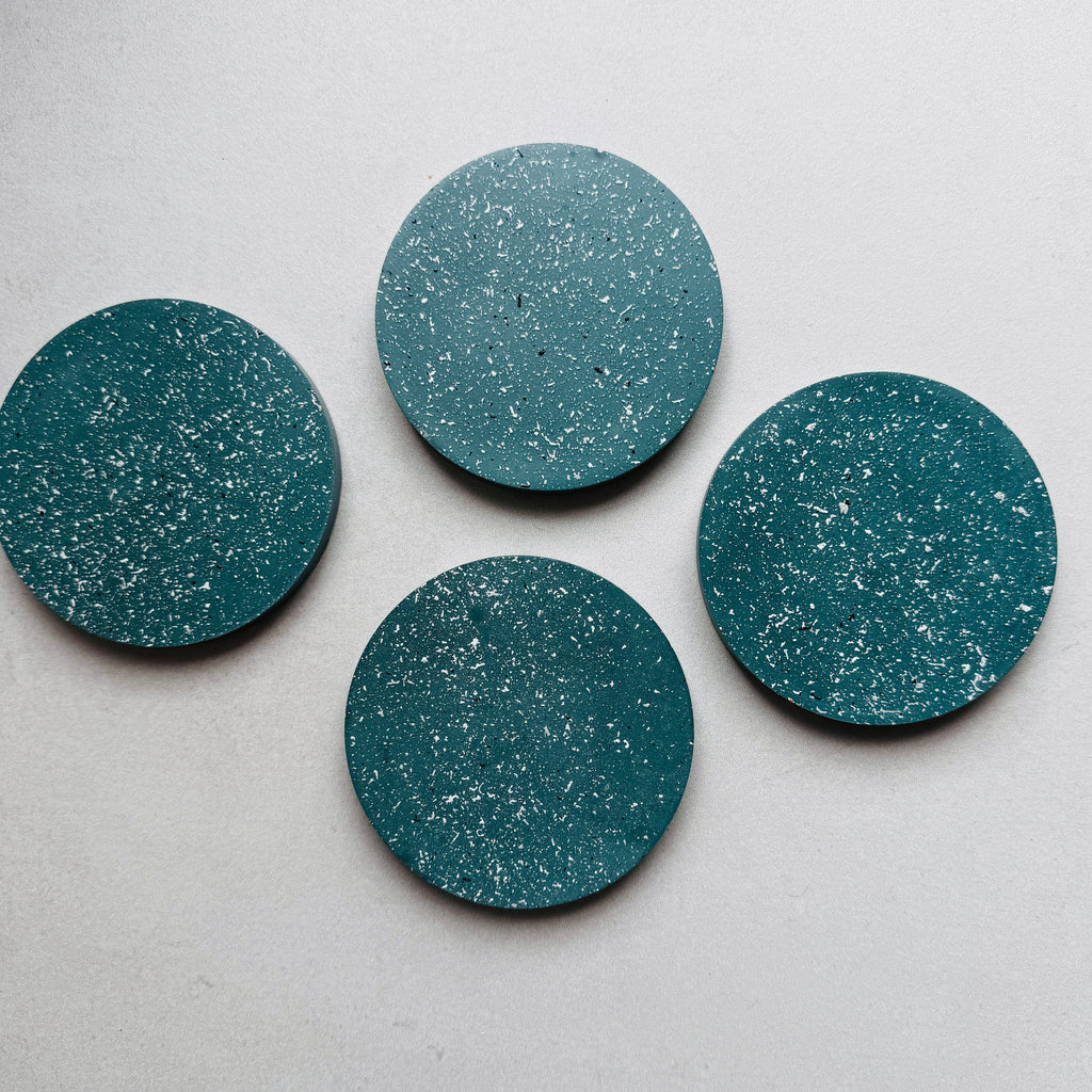 Round Coasters - Turquoise