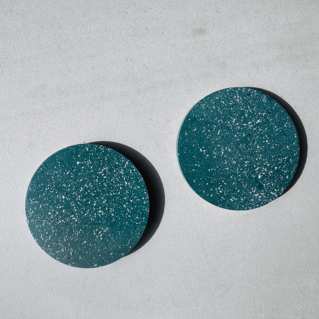 Round Coasters - Turquoise