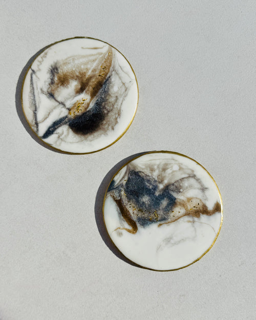 Abstracrt Resin Coasters  | Drink Mat (Round)