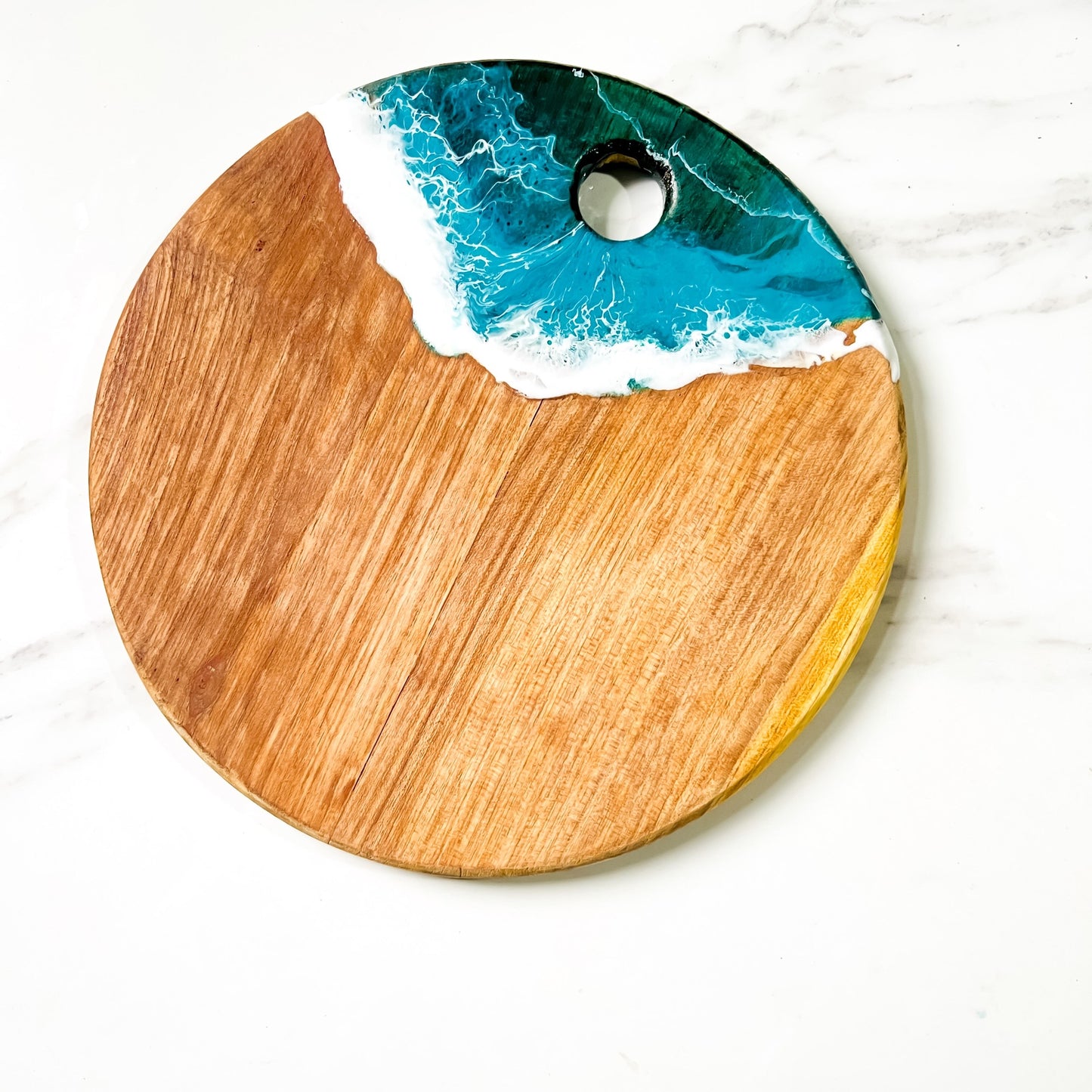 Ocean Resin Cheese Round Board/Platter