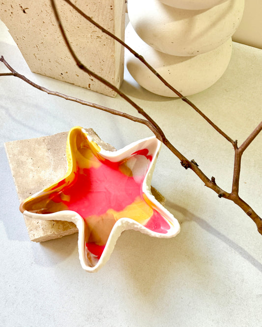 Starfish Trinket Tray Autumn