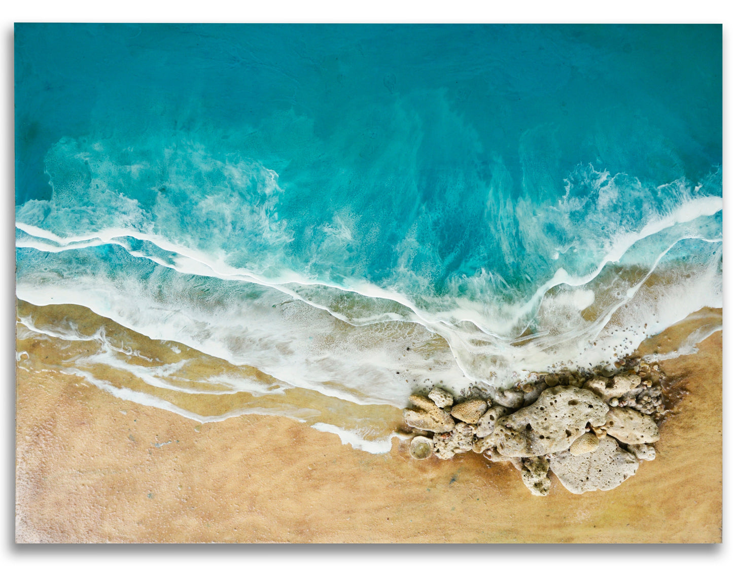 Hikkaduwa Beach - Resin Ocean Art Work #1