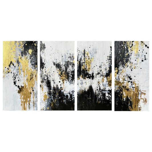 Abstract artwork ~ Gold / Black